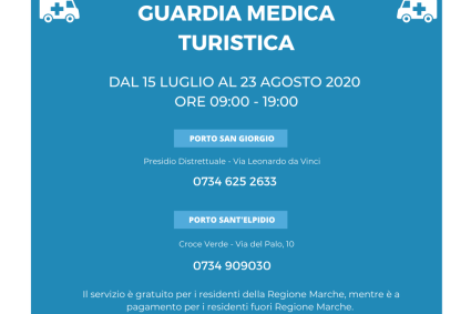 guardia medica turistica 2020
